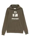 Isabel Marant Logo-print Hoodie In Brown