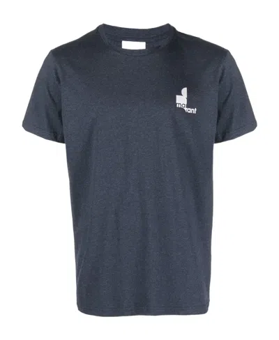 Isabel Marant Logo-print Short-sleeved T-shirt In Black