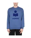 Isabel Marant Logo-print Sweatshirt In Blue
