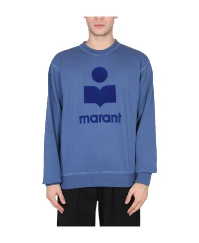 Isabel Marant Logo-print Sweatshirt In Blue