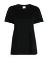 Isabel Marant Cotton Logo Print T Shirt In Black