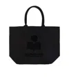 Isabel Marant Logo-print Tote Bag In Black