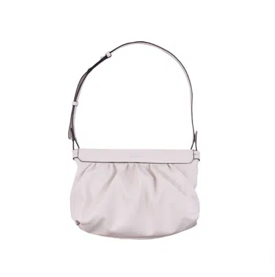 Isabel Marant Logo Printed Small Shoulder Bag In White