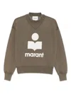 Isabel Marant Logo-printed Sweatshirt In Green