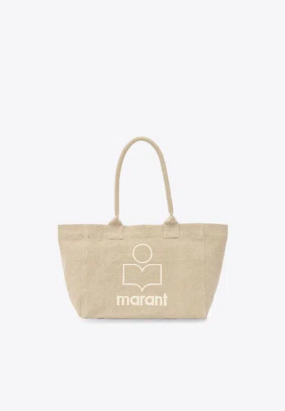 Isabel Marant Logo-printed Tote Bag In Sand