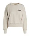 Isabel Marant Logo Round-neck Sweater In Nude