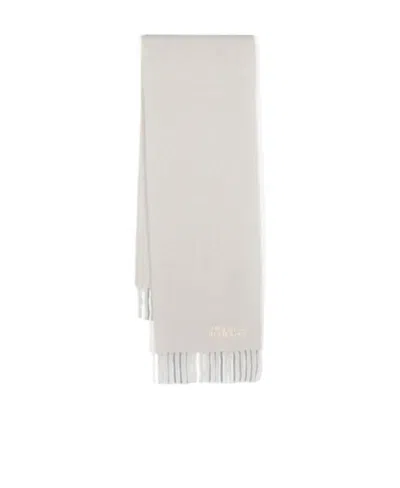 Isabel Marant Logo Scarf In White