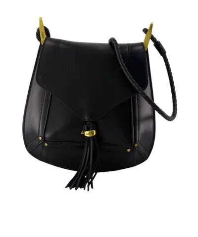 Isabel Marant Logo Shoulder Bag In Black