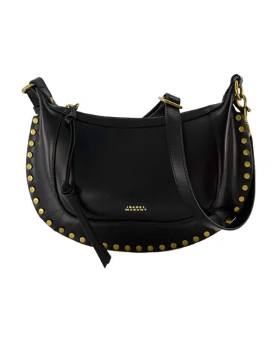 Isabel Marant Logo Shoulder Bag In Black