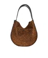 Isabel Marant Logo Shoulder Bag In Brown
