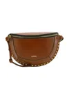Isabel Marant Skano Leather Belt Bag In Brown