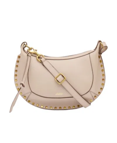 ISABEL MARANT OSKAN MOON LEATHER SHOULDER BAG