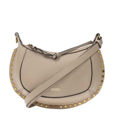 Isabel Marant Logo Shoulder Bag In Nude