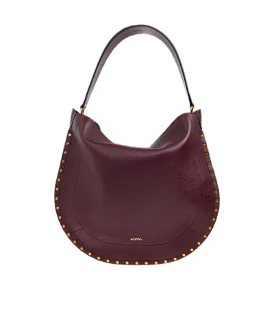 Isabel Marant Logo Shoulder Bag In Red