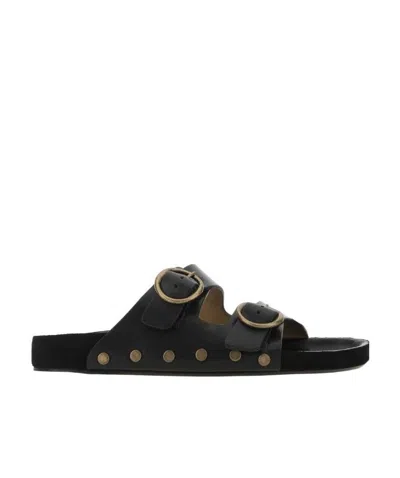 Isabel Marant Logo Slippers