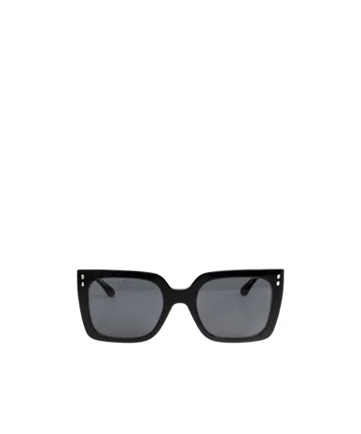 Isabel Marant Logo Sunglasses In Black