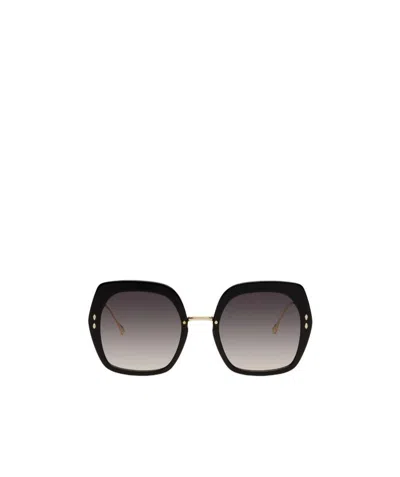 Isabel Marant Logo Sunglasses In Black