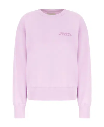 Isabel Marant Logo Sweater In Pink