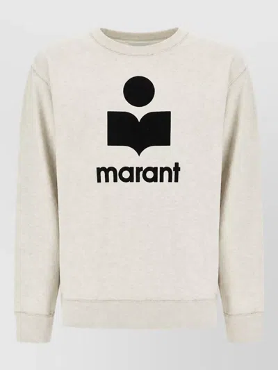 Isabel Marant Logo Sweatshirt In Neutral