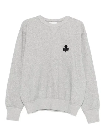 Isabel Marant Logo Sweatshirt In Gray