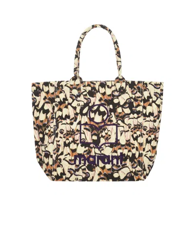 ISABEL MARANT ISABEL MARANT YENKY LOGO EMBROIDERED SHOPPER BAG