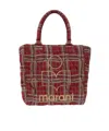 Isabel Marant Logo Tote Bag In Red