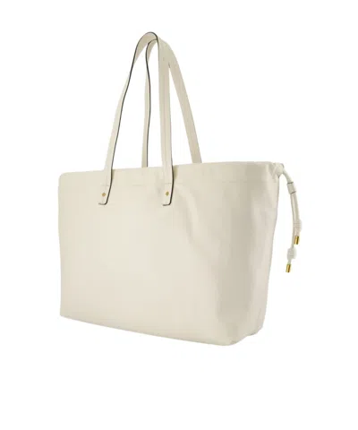 Isabel Marant Logo Tote Bag In White