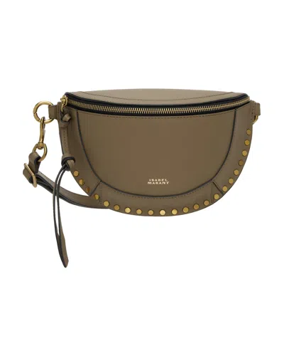 Isabel Marant Logo Wallet In Green