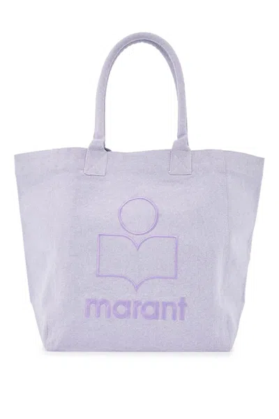 Isabel Marant Logo Yenky Tote Bag In Purple