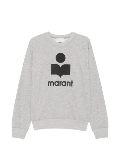 Isabel Marant Logo-print Sweatshirt In Gray