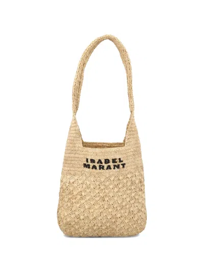 Isabel Marant Logo-print Tote Bag In Neutral