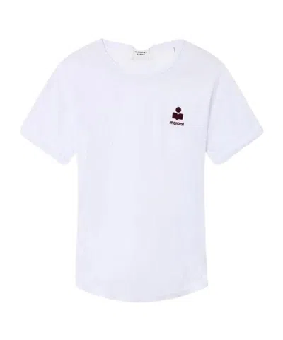 Isabel Marant Logo-print T-shirt In White