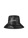 Isabel Marant Loiena Logo Bucket Hat In Brown