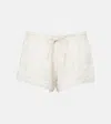 Isabel Marant Lola Ladder Stitch Scallop Drawstring Shorts