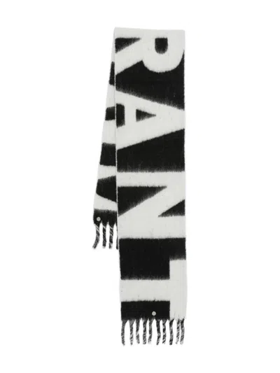 ISABEL MARANT LOLIANA LOGO-JACQUARD SCARF