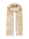 Isabel Marant Loliana Checked Fringed Scarf