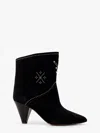 Isabel Marant Loline Suede Ankle Boots With Micro Studs