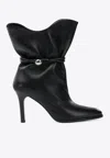 Isabel Marant Lolya 80 Ankle Boots In Black