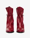 Isabel Marant 90mm Lolya Boots In Leather In Red