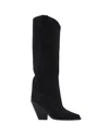 Isabel Marant Lomero Boots In Black Leather In Black