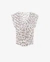 Isabel Marant Lonea Top In Ecru