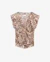 Isabel Marant Lonea Top In Natural