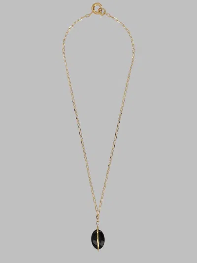 Isabel Marant Long Chain Pendant Necklace In Gray