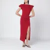 Isabel Marant Long Cherry-coloured Nadela Jersey Dress Women In Red