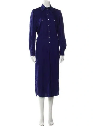 Pre-owned Isabel Marant Long Dress In Blue