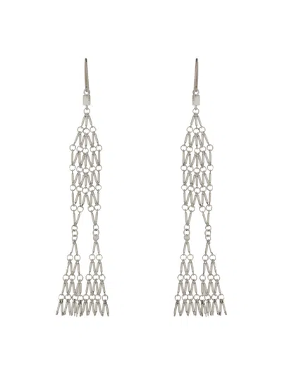 Isabel Marant Long Earrings In Silver