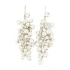 Isabel Marant Long Ga Earrings - Metal - Silver In Gray
