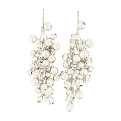 Isabel Marant Long Ga Earrings  Metal Silver