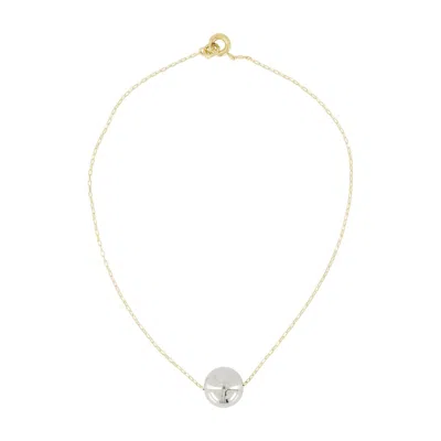 Isabel Marant Spherical Pendant Necklace In Metallic