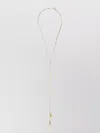 Isabel Marant Long Necklace Layered Teardrop Pendants In Gold